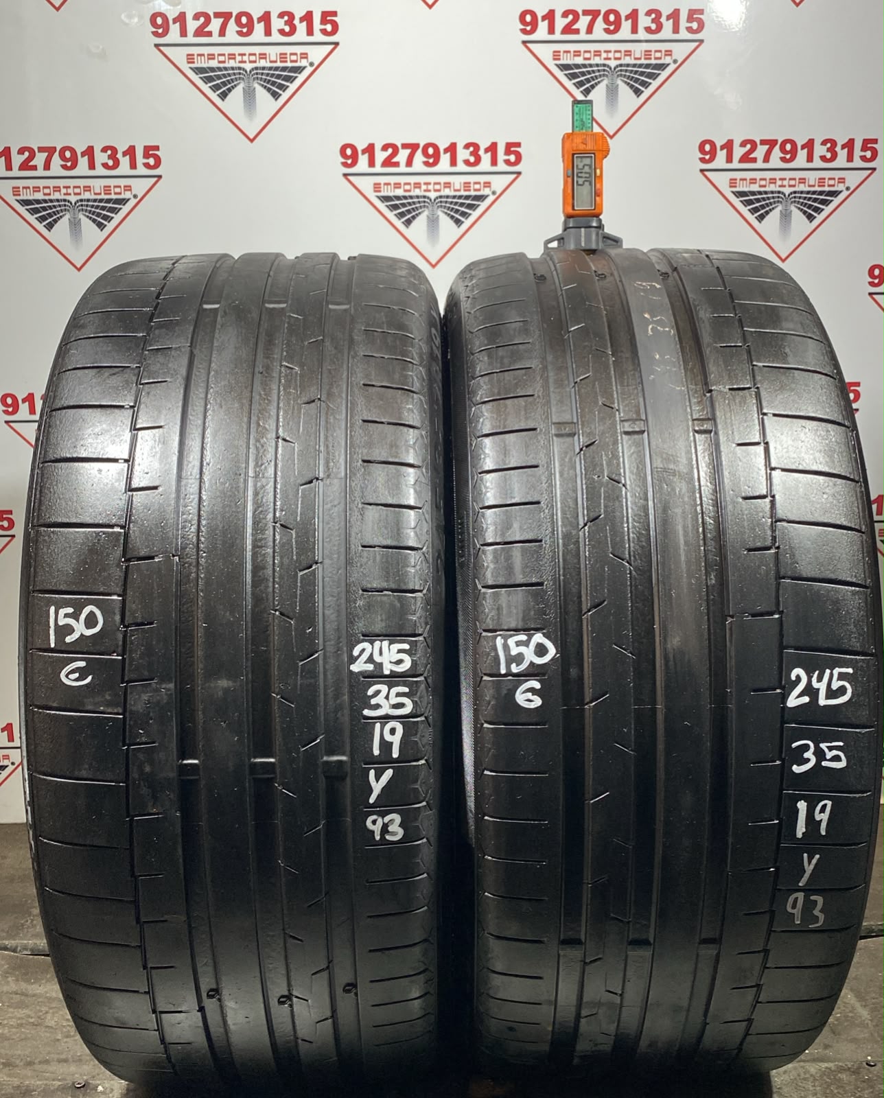 CONTINENTAL SPORTCONTACT6 USADO  245/35 R19 93 Y